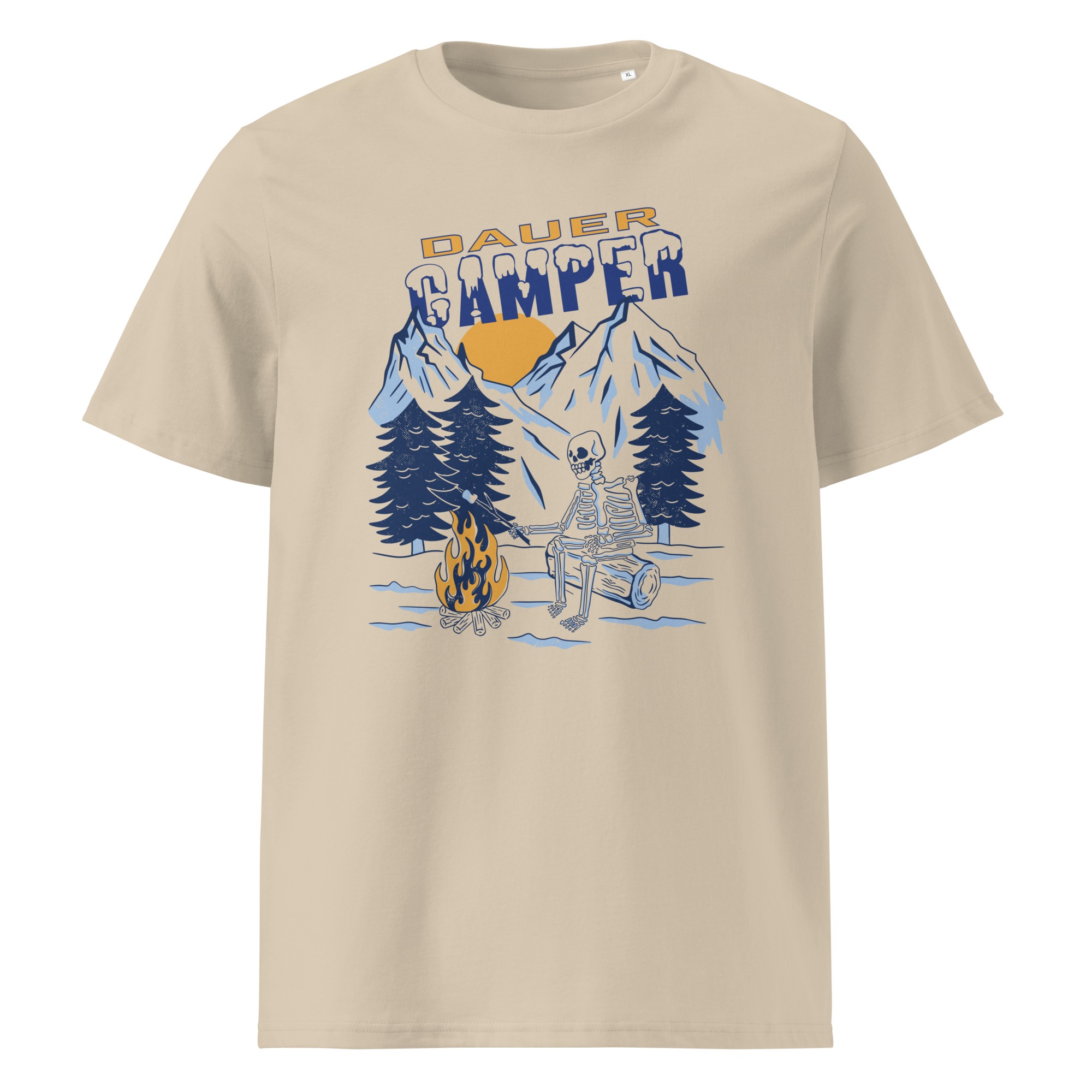 Dauercamper - Camping - Unisex-Bio-Baumwoll-T-Shirt