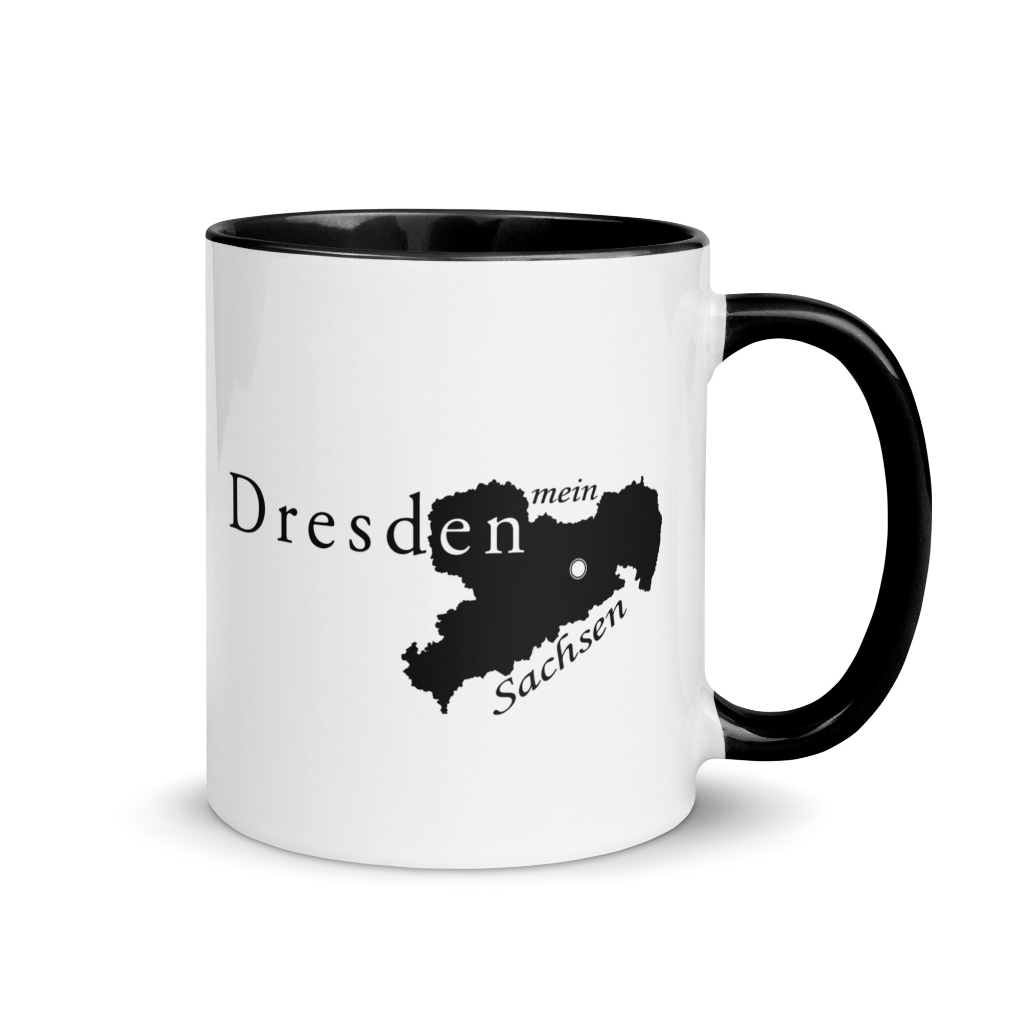 Dresden - mein Sachsen - Tasse mit farbiger Innenseite