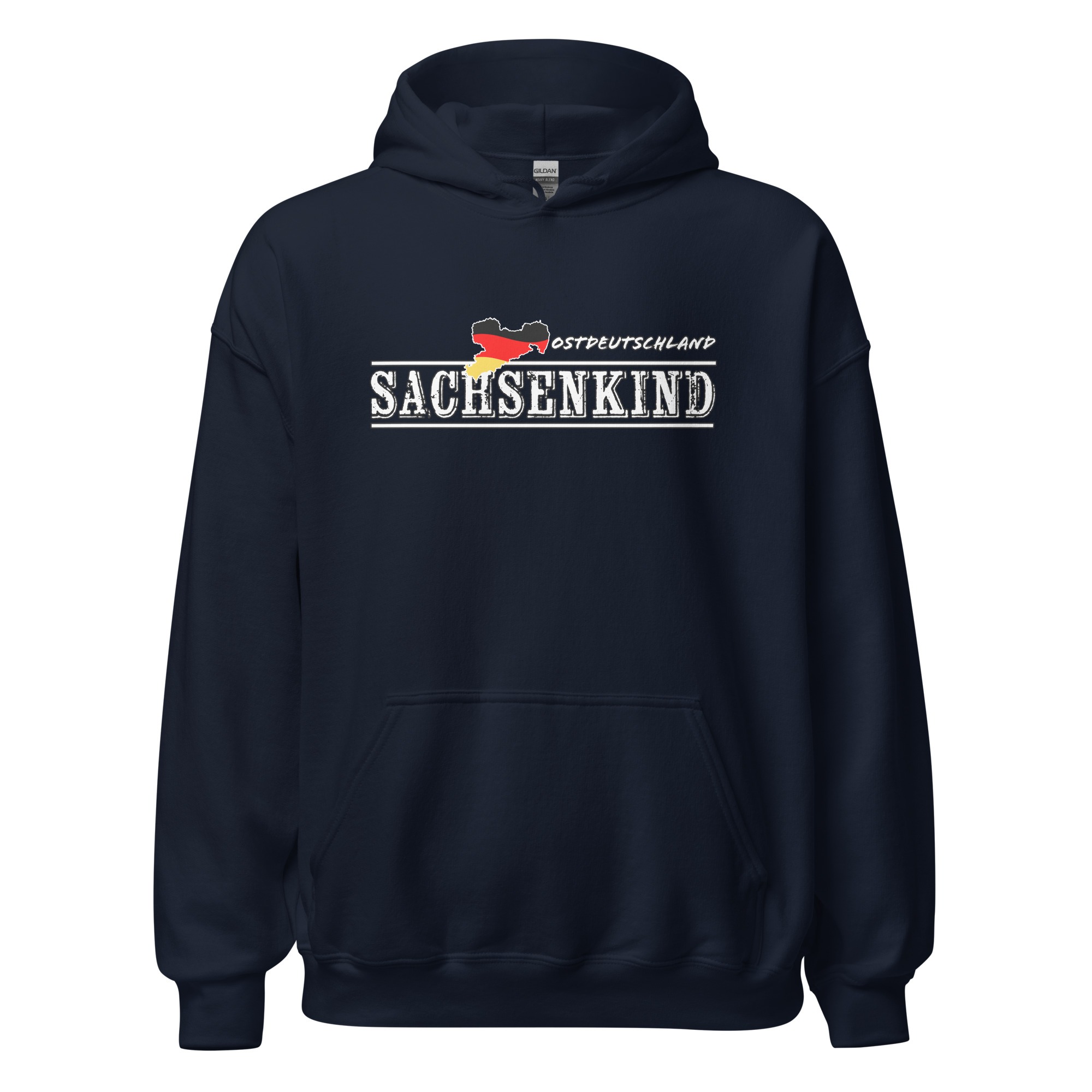 SACHSENKIND - Ostdeutschland - Sachsen-Unisex-Kapuzenpullover