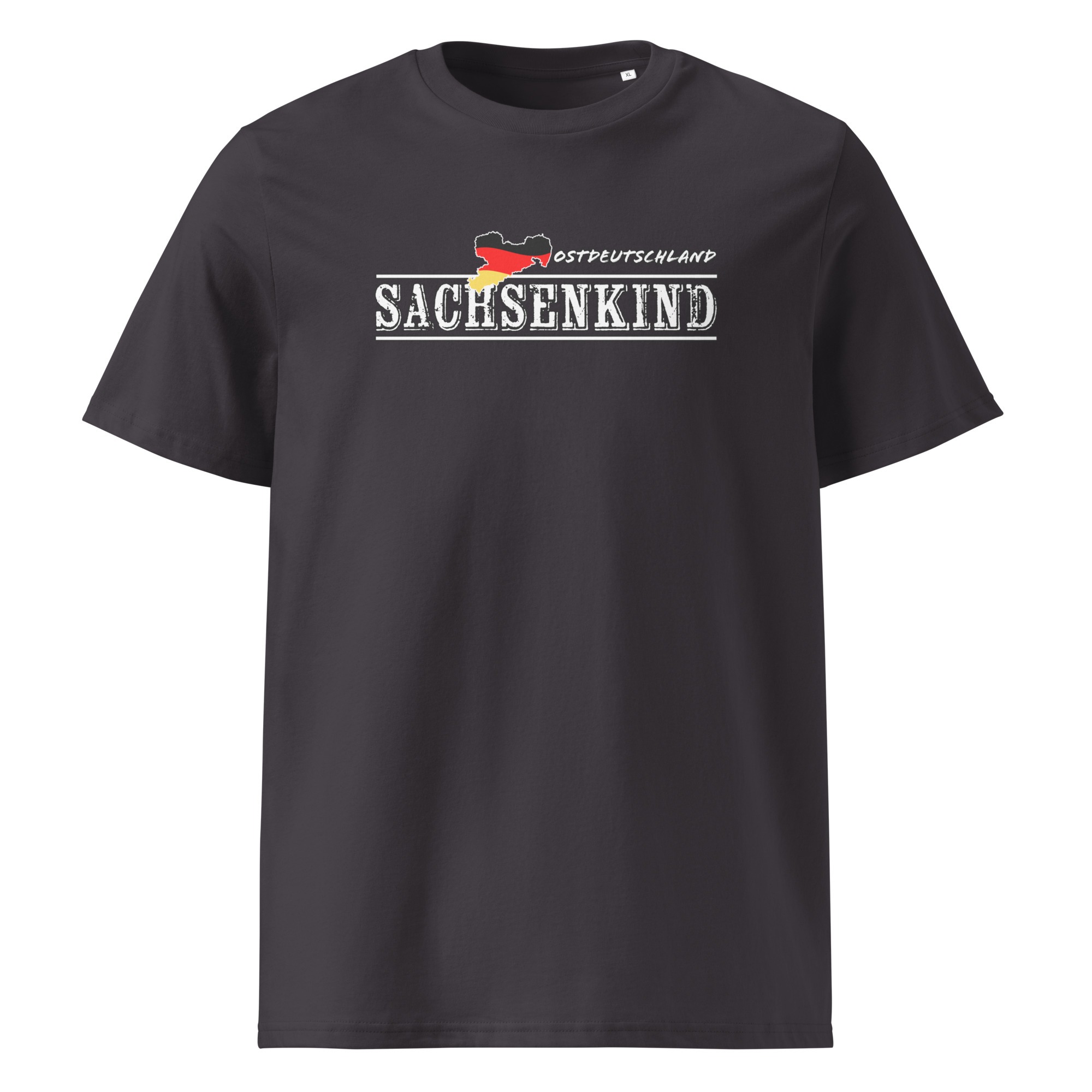 SACHSENKIND - Ostdeutschland - Sachsen-Unisex T-Shirt aus Bio-Baumwolle