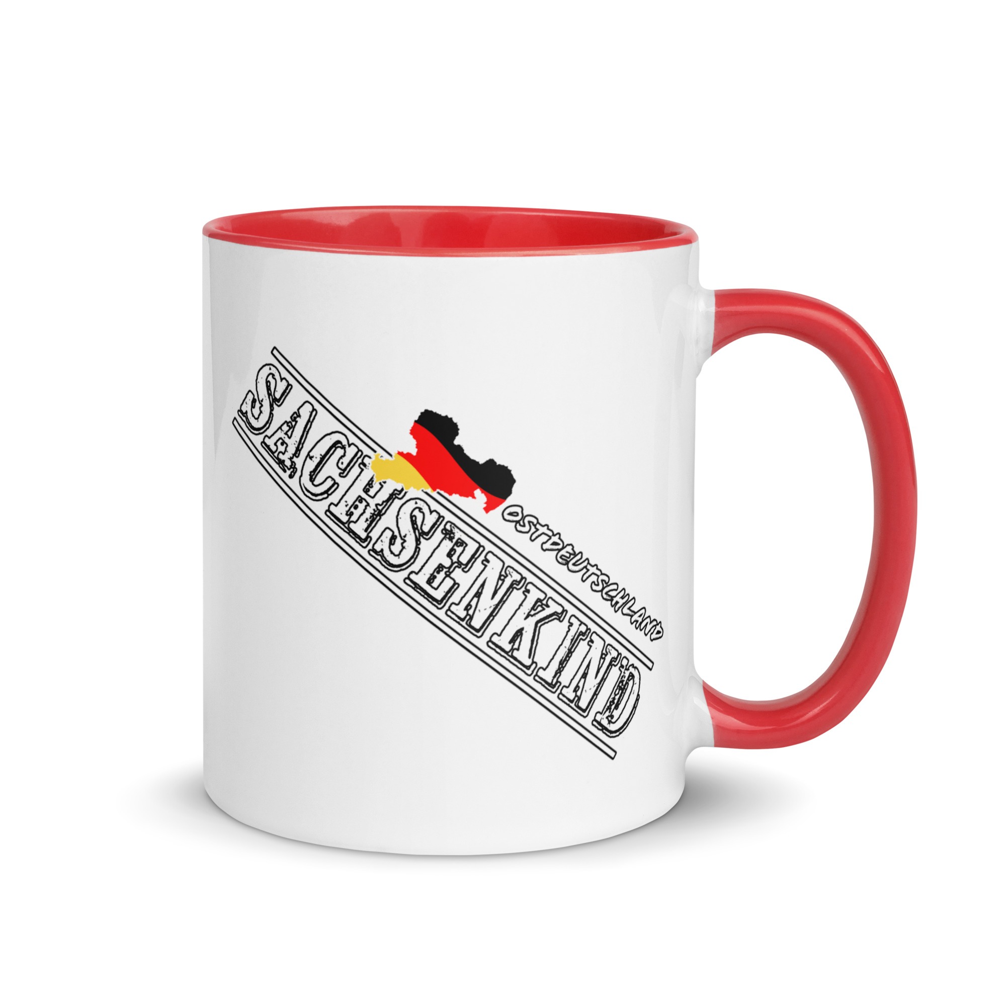 SACHSENKIND - Ostdeutschland - Sachsen - Tasse mit farbiger Innenseite